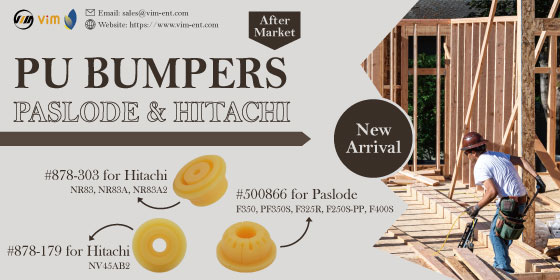 New Arrival – PU Bumpers 500866, 878-303, 878-179 for Paslode & Hitachi Nailers