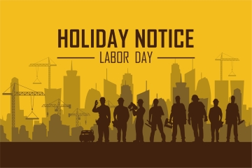 Anuncio de festivo del Día del Trabajo 2026